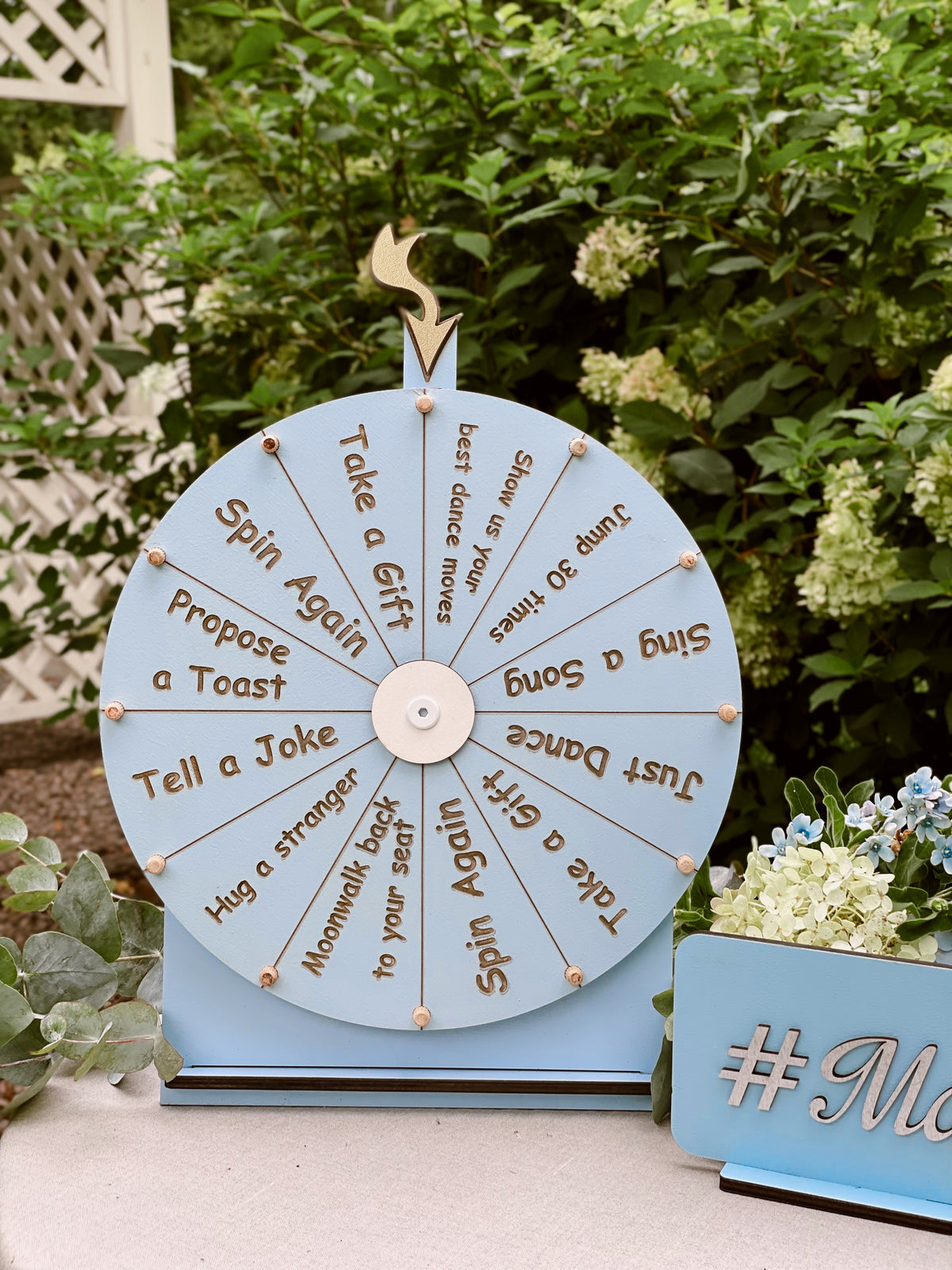 Engagement Spin the Wheel Game with Custom Fun Tasks