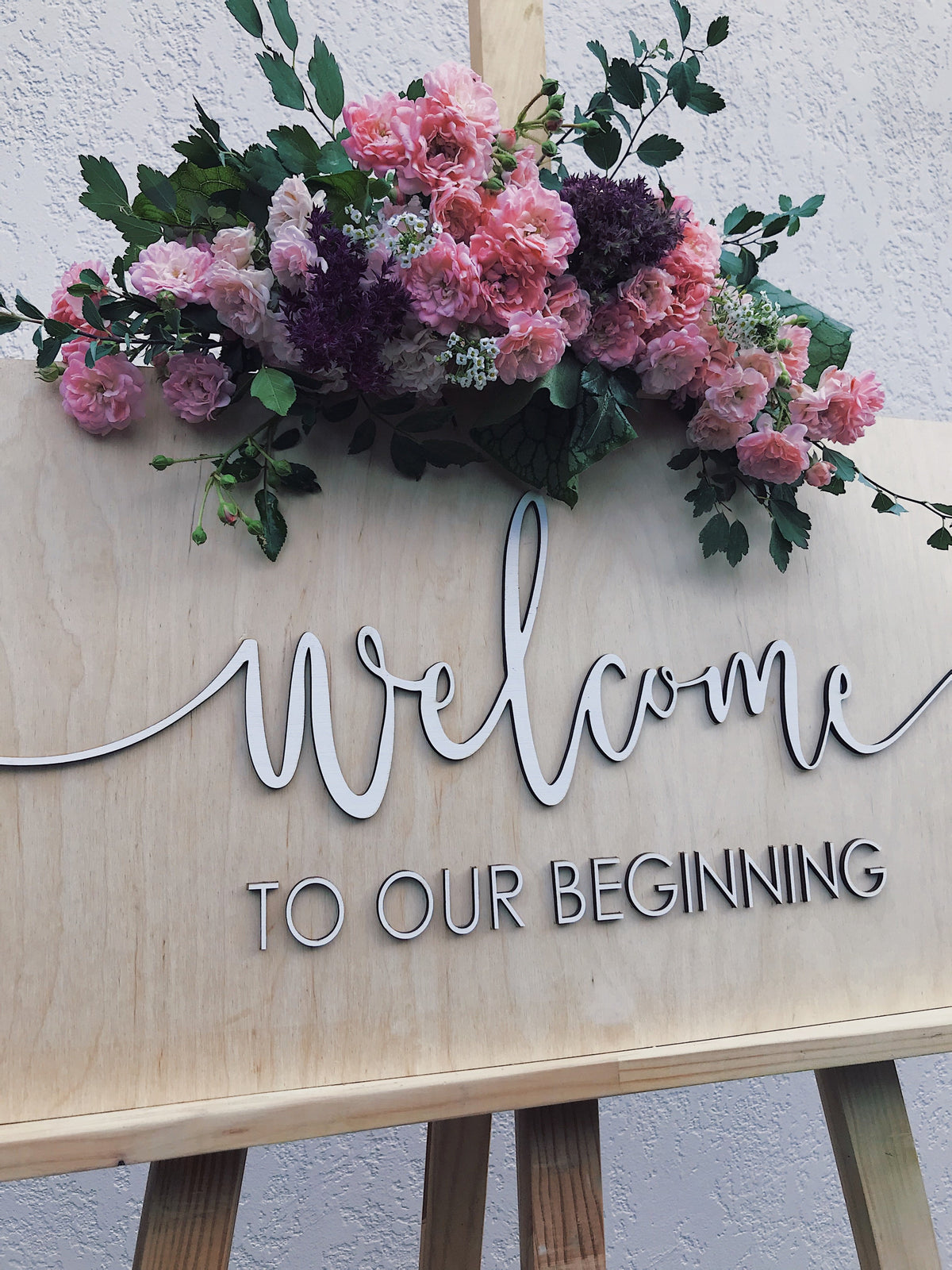Welcome to Our Wedding Sign