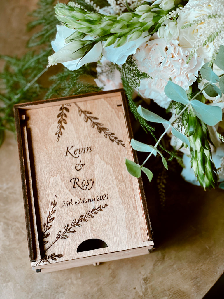 Unique Wedding Guest Book Drop Box Alternative