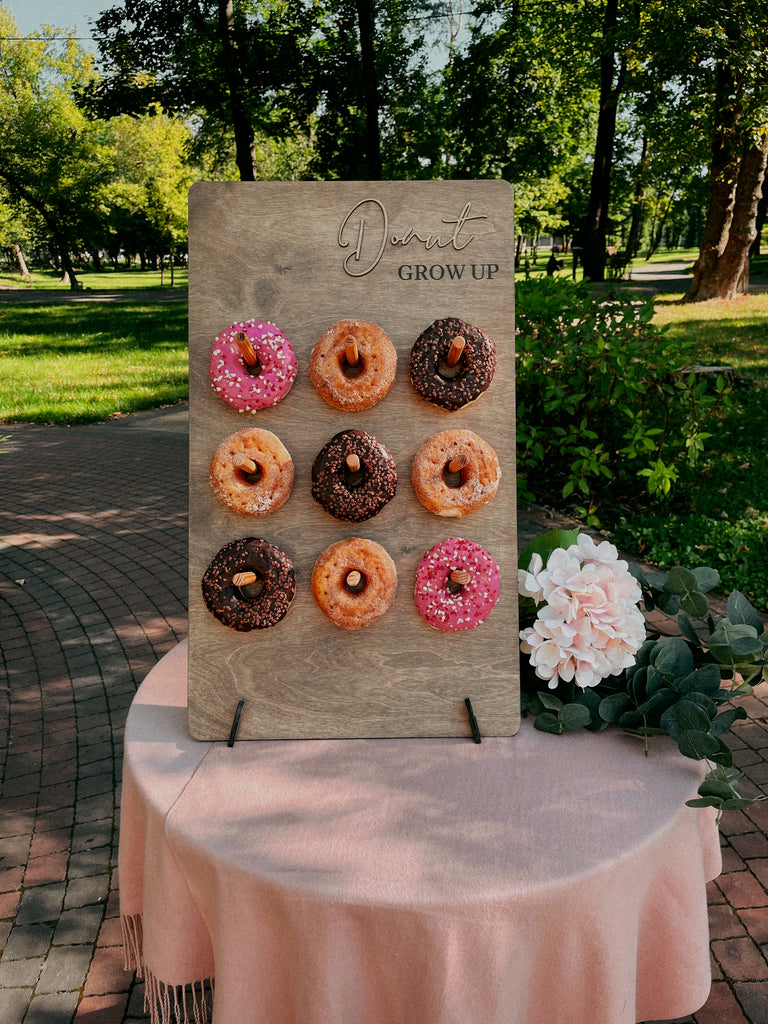 Personalized Donut Wall For Party | Wedding Donut Stand