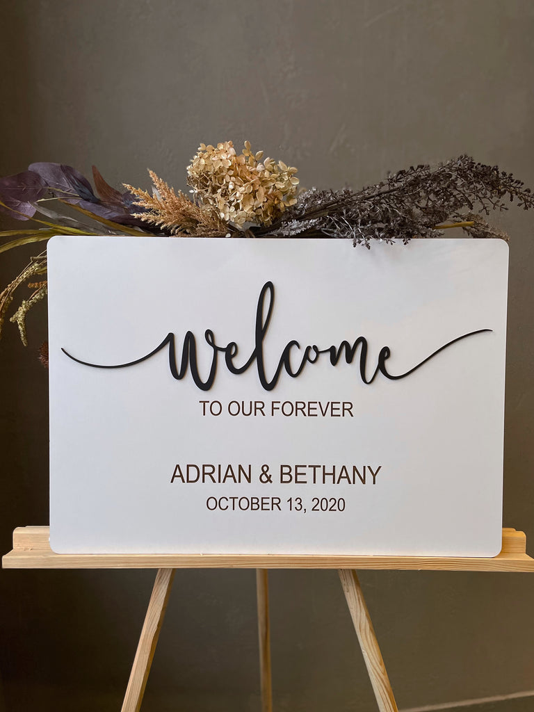 Welcome Engagement Party Sign