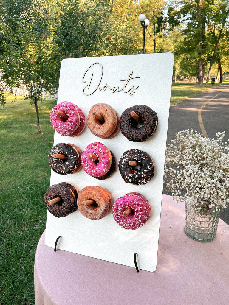 Personalized Donut Wall For Party | Wedding Donut Stand