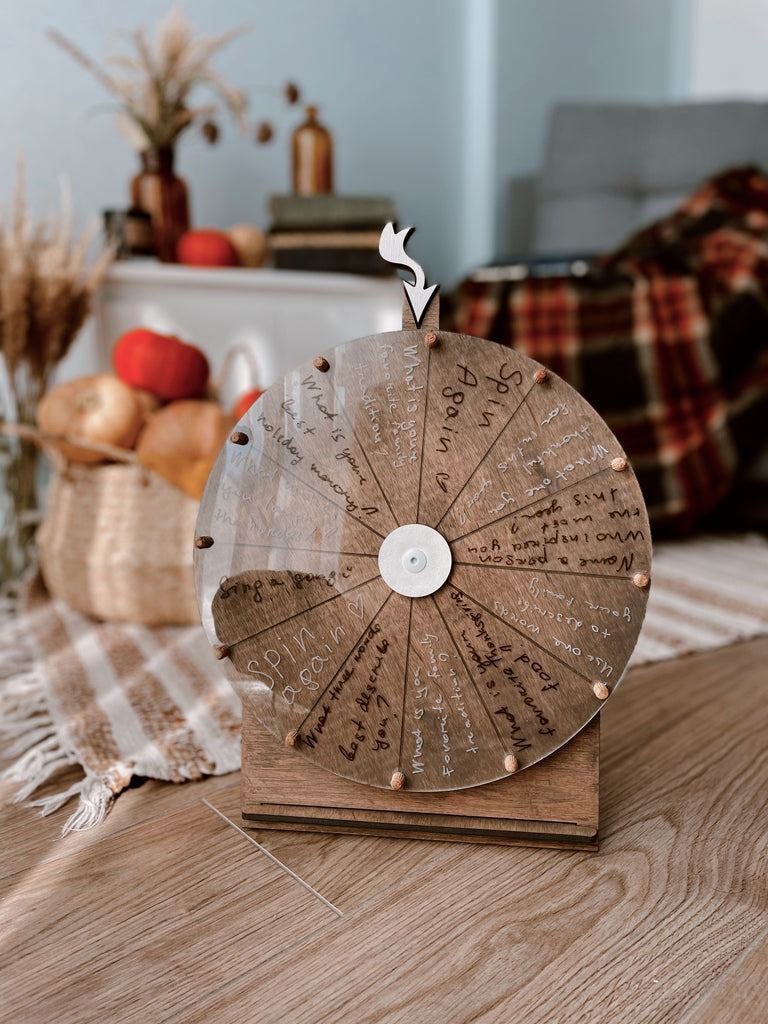Christmas Party Spinning Wheel Game, Celebrate With Us