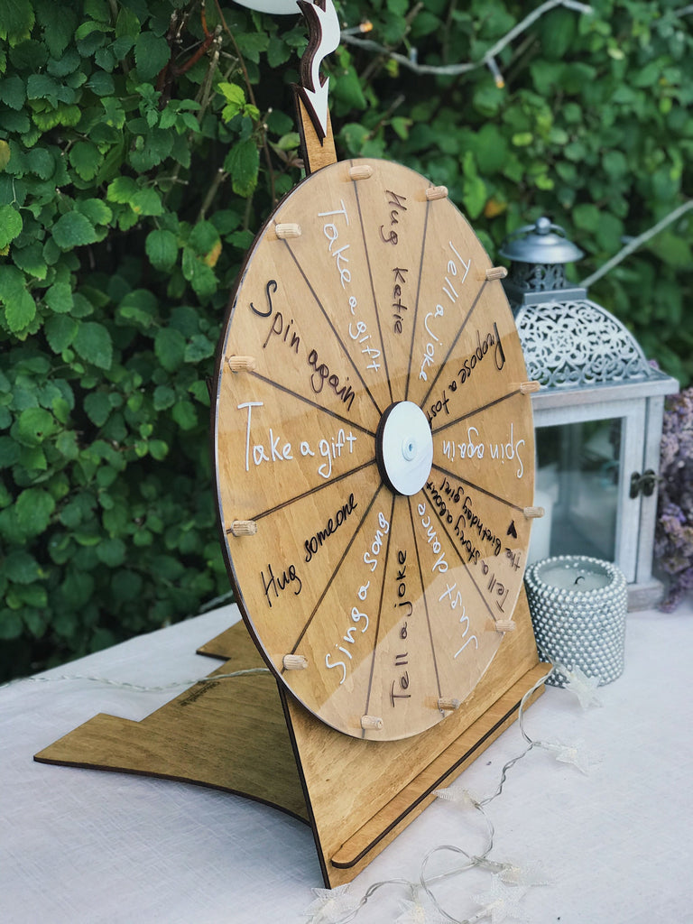 Bridal Shower Spinning Wheel Game