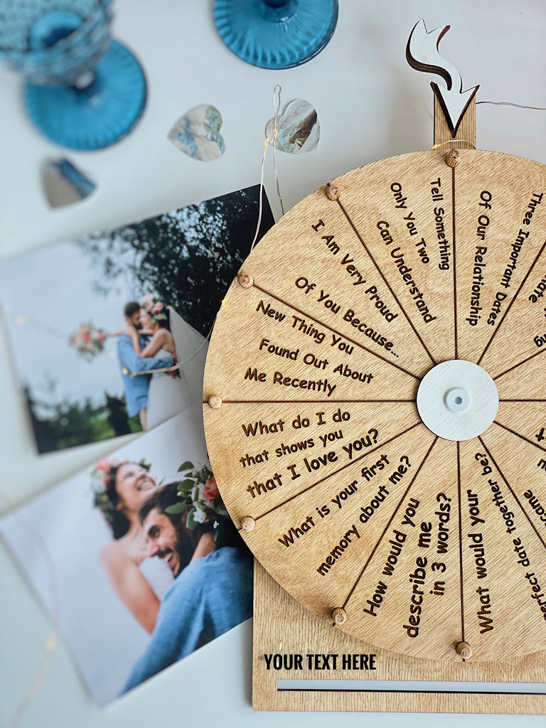 Engagement Spin the Wheel Game with Custom Fun Tasks